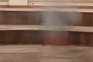 A fuoco il Palco della musica a Carrara: l'incendio potrebbe essere doloso