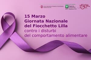 Giornata Nazionale del Fiocchetto Lilla sabato 15 marzo