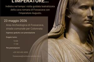 A Fossacava con l’Imperatore: sabato 23 maggio un nuovo appuntamento con la visita guidata teatralizzata alla cava romana
