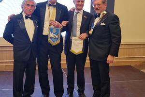 La celebrazione del centenario del Rotary di Roma assieme al Rotary gemellato di Carrara e Massa