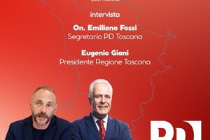 Gran finale alla Festa de L&#039;Unità con il presidente della Regione Eugenio Giani e il segretario Pd Toscana Emiliano Fossi