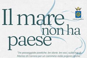 'Il mare non ha paese': tutto  esaurito anche  per la nuova  passeggiata poetica organizzata dal Comune di Carrara con protagonista Giuseppe Cederna  il 19 settembre