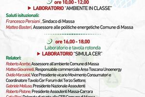 Massa-Carrara tra le province selezionate per le 'Officine del Consumo Consapevole': progetto promosso da Assoutenti, sostenuto dal MIMIT con la partecipazione dell'ISPRA e il patrocinio del comune di Massa