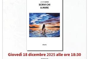 "Scrivi chi A.mare" di Laura Sanna: presentazione del libro allo Spazio Civico 5 di Carrara il 18 dicembre