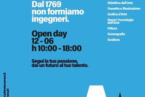 Accademia aperta: open day 12 giugno 2026