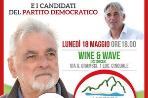 PD Montignoso: aperitivo con l'On. Marco Simiani lunedì 18 maggio alle ore 18