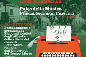 Al  Palco della Musica di Carrara due appuntamenti dedicati alla poesia: torna l'iniziativa Poetic Speech