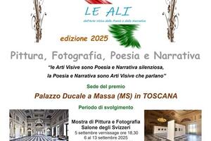 Al via, a Massa,  la quinta edizione del premio internazionale &quot;Le Ali dell&#039;arte visiva della poesia e della narrativa&quot;