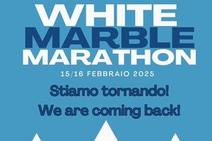 Partito il conto alla rovescia per la White Marble Marathon: appuntamento il 16 febbraio  con grandi campioni e tante novità