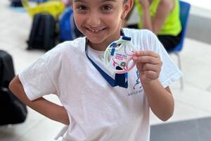 Massa sul tetto d’Italia: la piccola Adele Fruzzetti è campionessa nazionale di ritmica
