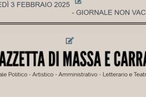 Gli elogi alla Gazzetta di Massa Carrara del lettore Mario Dazzi