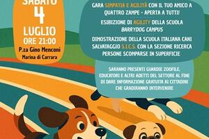 Gara simpatia e agilità con il tuo amico a  4 zampe organizzata da  Ekoclub International odv sezione Massa Carrara.