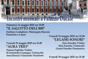 Parte la rassegna Musica a Palazzo con il concerto Il Salotto dell’ ‘800 domenica 11 maggio  a Palazzo Ducale di Massa