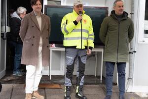 Esibizione dei cani molecolari alla Proteione Civile di Fivizzano