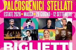 Tutto pronto a Massa per Palcoscenici Stellati: Luca Argentero, Paolo Ruffini,  Stefano Fresi, Cesare Bocci, Carolina Benvenga sul palco