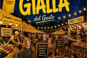 Coldiretti: torna al Cinquale La Notte Gialla del gusto a cinquale: km zero, street food, musica e laboratori in piazza Maccari