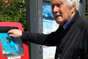 Defibrillatore davanti al Gulglielmi in stato di degrado: l'appello di Giampaoli  di Italia Nostra Massa Montignoso