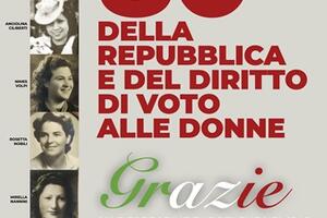 «Grazie alle carrarine di oggi che nel 1946 hanno votato per la prima volta». Il Manifesto del Comune di Carrara per il 2 giugno
