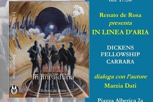 "In linea d'aria": l'ultimo libro di Renato De Rosa alla Dikens Fellowship il 10 gennaio