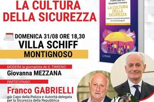Presentazione del libro di Franco Gabrielli a Villa Schiff il 31 agosto