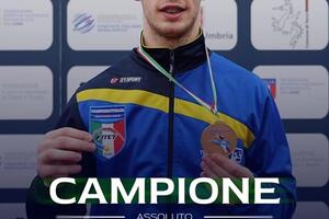 Matteo Mutti dell Usd Apuania Carrara Tennistavolo è campione d’Italia assoluto e secondo nel doppio maschile assoluto