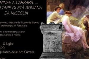 Per le Notti dell’Archeologia al mudaC venerdì 10 luglio un incontro alla scoperta della storia  di un altare di epoca romana  trovato a Miseglia