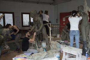 Restauro laboratori di scultura dell&#039;Accademia della Padula e di Monterosso: lavori per un milione e mezzo finanziati con l&#039;articolo 21