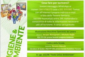 Corso di Formazione in preparazione delle Selezioni di Personale indette dalla Società Lunigiana Ambiente S.r.L.