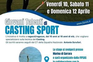 Progetto Giovani Casting Sport a Marina di Carrara