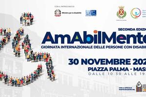 AmAbilMente Giornata internazionale delle persone con disabilità: 30 Novembre, ore 10,30 piazza Palma  a Massa