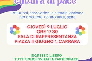 Un tavolo per una cultura di pace. Giovedì 9 luglio il secondo incontro
