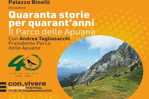 Il Parco delle Alpi Apuane a Con-vivere Festival 2025