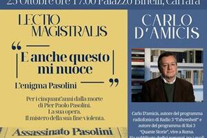 Associazione Qulture e la lectio magistralis di Carlo D’Amicis nel cinquantennale dalla morte di Pier Paolo Pasolini