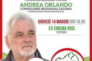 Andrea Orlando a Montignoso per la campagna elettorale di Nardi Perna del Pd
