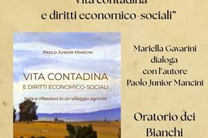 Presentazione del libro "Vita contadina e diritti economico sociali" all'oratorio dei Bianchi di Fosdinovo
