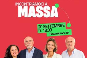 &quot;Incontriamoci a Massa&quot;: il Pd Massa Carrara apre la campagna elettorale il 20 settembre in piazza Aranci