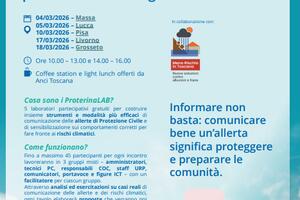 Comunicare l’emergenza: con PROTERINA4Future in arrivo cinque laboratori territoriali per amministratori e tecnici