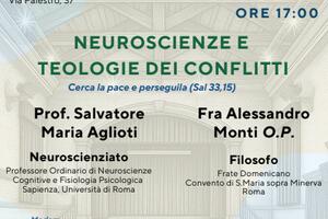 “La conoscenza e la cura”: a Massa neuroscienze e teologie dei conflitti con il prof. Salvatore Maria Aglioti e Fra Alessandro Monti – 31 ottobre 2026