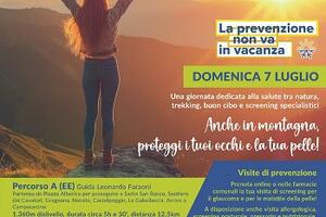 Mangialonga della prevenzione organizzata da Nausicaa rimandata per previsioni di maltempo