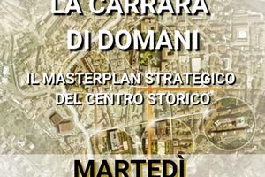 La Carrara di domani. Un masterplan strategico per il rilancio del centro.  Presentazione martedì 8 settembre a palazzo Binelli
