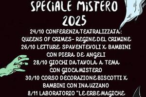 &quot;Queens of Crimes&quot;: il mistero nella rassegna per bambini &quot;Racconti a Merenda&quot; al Salotto Leonardo di Borgo del Ponte a Massa