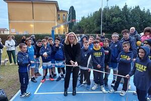 Taglio del nastro per il nuovo parco di Nazzano