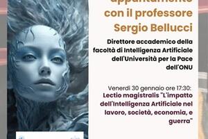 Conferenza Intelligenza Artificiale professor Sergio Bellucci 4 Mostre per la Palestina