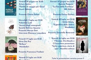 Al via la XIII edizione della Rassegna Letteraria "Tra stelle e mare" al Bagno Le Palme curata dalla Libreria Nuova Avventura