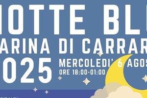 Notte Blu a Marina di Carrara il 6 agosto: tante iniziative e alcune modifiche alla circolazione