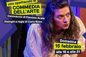 "La pazzia di Isabella" della Compagnia Dinamo Theatre domenica 15 febbraio a SpazioAlber1ca, nella sede del S. Giacomo