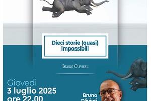 &quot;Dieci storie quasi impossibili&quot;: il libro di Bruno Olivieri  presentato dal Circolo culturale Edera di Massa al Camping Partaccia 1 il 3 luglio