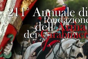 211° Annuale di Fondazione dell’Arma dei Carabinieri: il 5 giugno in piazza Garibaldi a Massa