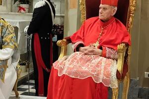 Il Cardinale Ernest Simoni ad Albiano Magra per la Festa della Madonna della Salute