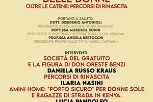 "Tratta delle donne. Oltre le catene un percorso di rinascita": il convegno organizzato da Soroptimist International Apuania per celebrare la festa della Donna il 12 marzo a Massa